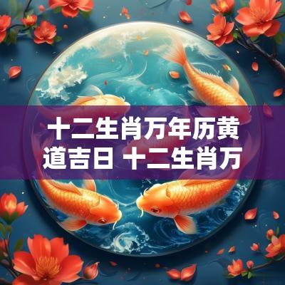 十二生肖万年历黄道吉日 十二生肖万年历表
