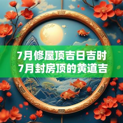 7月修屋顶吉日吉时 7月封房顶的黄道吉日