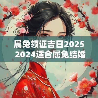 属兔领证吉日2025 2025适合属兔结婚的日子