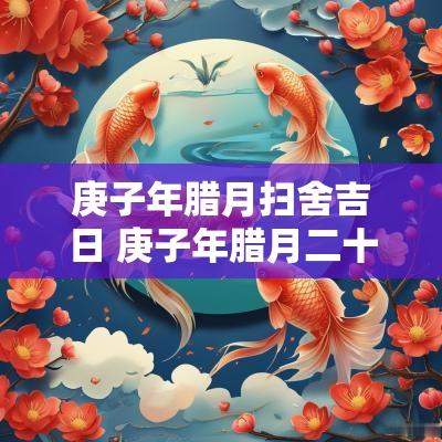 庚子年腊月扫舍吉日 庚子年腊月二十二日子午时好不好