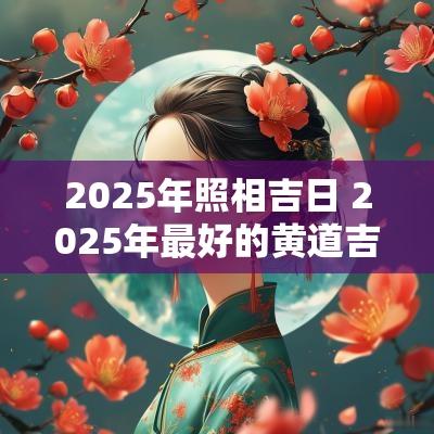 2025年照相吉日 2025年最好的黄道吉日