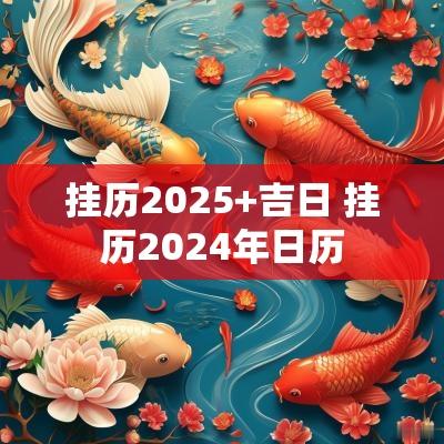 挂历2025+吉日 挂历2025年日历
