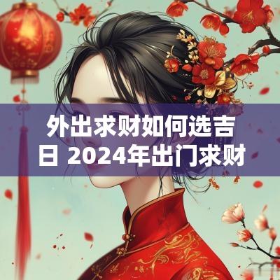 外出求财如何选吉日 2025年出门求财黄道吉日有哪几天