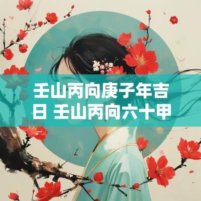 壬山丙向庚子年吉日 壬山丙向六十甲子吉凶