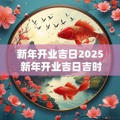 新年开业吉日2025 新年开业吉日吉时