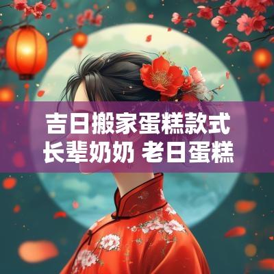 吉日搬家蛋糕款式长辈奶奶 老日蛋糕款式