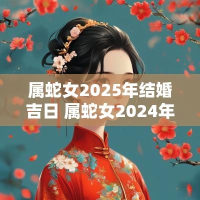 属蛇女2025年结婚吉日 属蛇女2025年婚姻如何