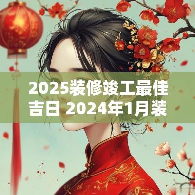 2025装修竣工最佳吉日 2025年1月装修开工最好日子