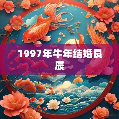 1997年蛇年结婚良辰