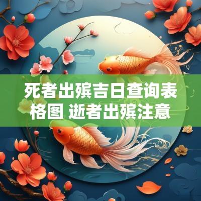 死者出殡吉日查询表格图 逝者出殡注意事项