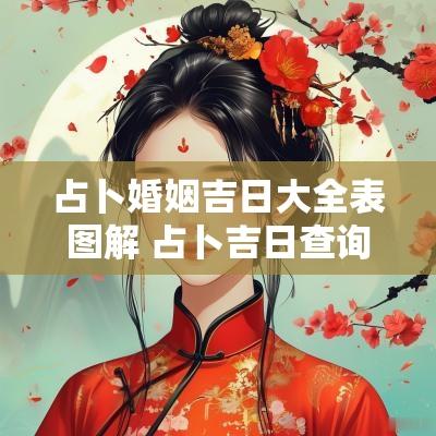 占卜婚姻吉日大全表图解 占卜吉日查询