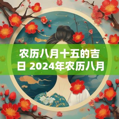 农历八月十五的吉日 2025年农历八月十五是黄道吉日吗