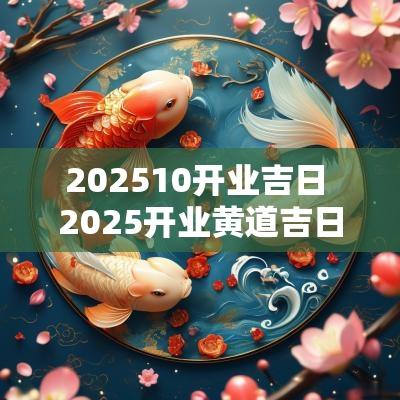 202510开业吉日 2025开业黄道吉日