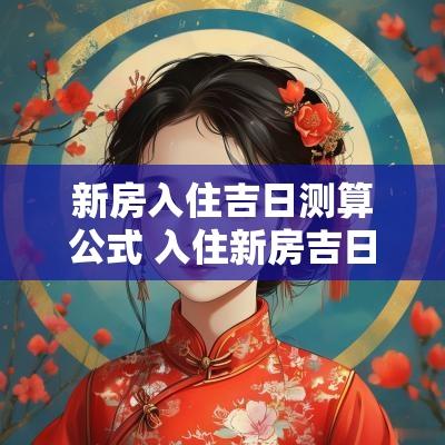新房入住吉日测算公式 入住新房吉日