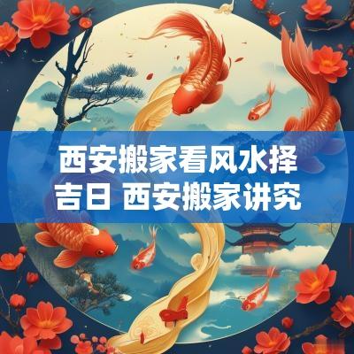 西安搬家看风水择吉日 西安搬家讲究