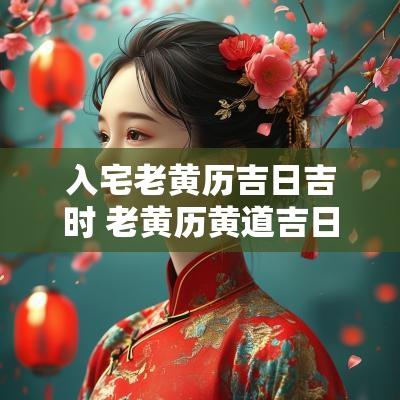 入宅老黄历吉日吉时 老黄历黄道吉日入宅
