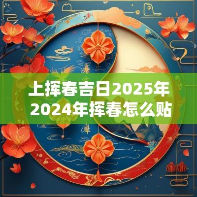 上挥春吉日2025年 2025年挥春怎么贴