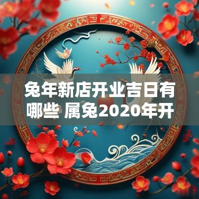 蛇年新店开业吉日有哪些 属兔2025年开业黄道吉日