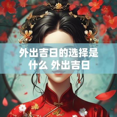 外出吉日的选择是什么 外出吉日