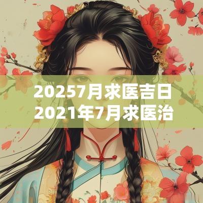 20257月求医吉日 2025年7月求医治病吉日