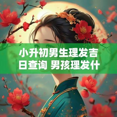 小升初男生理发吉日查询 男孩理发什么日子好