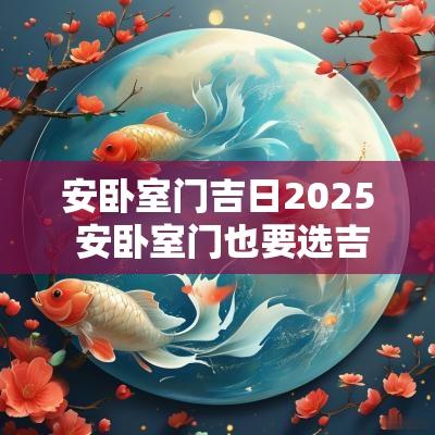 安卧室门吉日2025 安卧室门也要选吉日吗