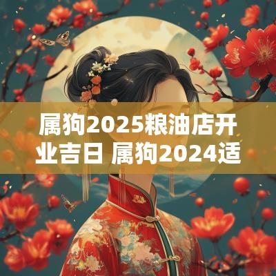 属狗2025粮油店开业吉日 属狗2025适合开店吗