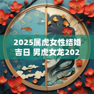 2025属虎女性结婚吉日 男虎女龙2025年适合结婚的日子