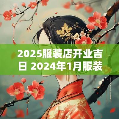 2025服装店开业吉日 2025年1月服装店开业黄道吉日