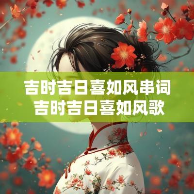 吉时吉日喜如风串词 吉时吉日喜如风歌词
