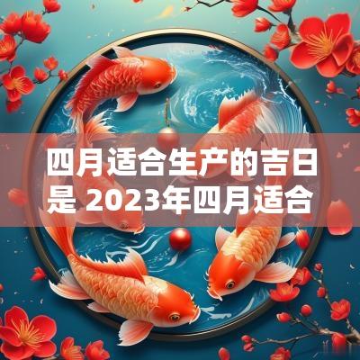 四月适合生产的吉日是 2025年四月适合生产的日子