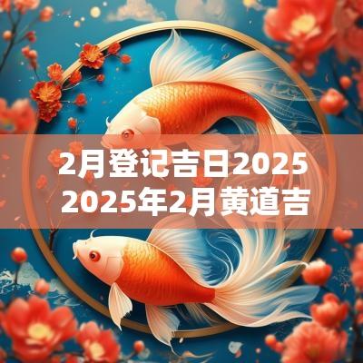 2月登记吉日2025 2025年2月黄道吉日查询