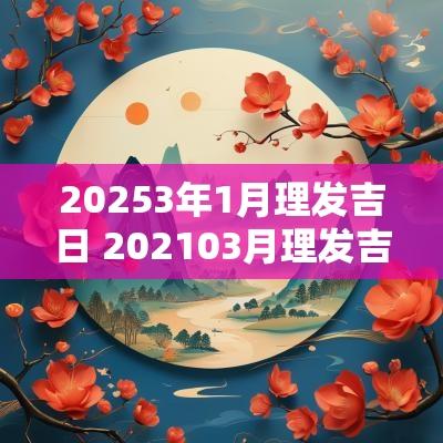 20253年1月理发吉日 202503月理发吉日