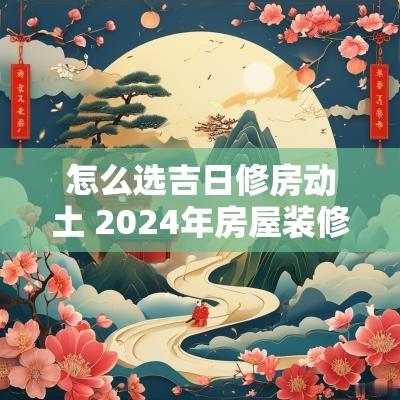 怎么选吉日修房动土 2025年房屋装修动土吉日查询