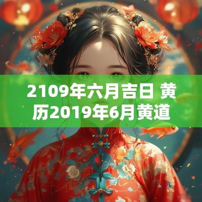 2109年六月吉日 黄历2019年6月黄道吉日