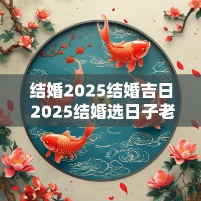 结婚2025结婚吉日 2025结婚选日子老黄历