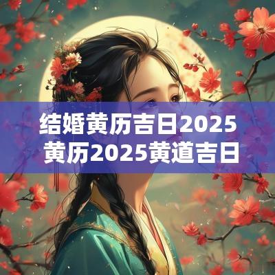 结婚黄历吉日2025 黄历2025黄道吉日查询结婚