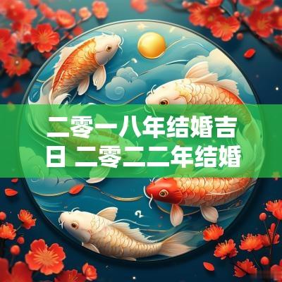 二零一八年结婚吉日 二零二二年结婚吉日