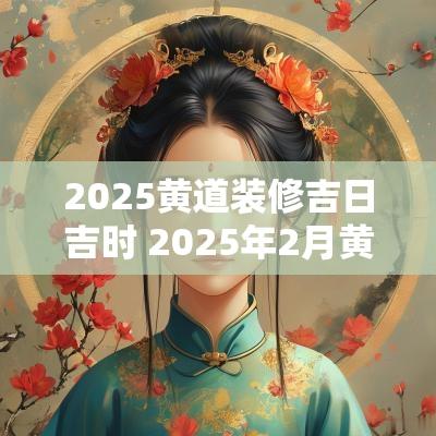 2025黄道装修吉日吉时 2025年2月黄道吉日查询婚嫁吉时