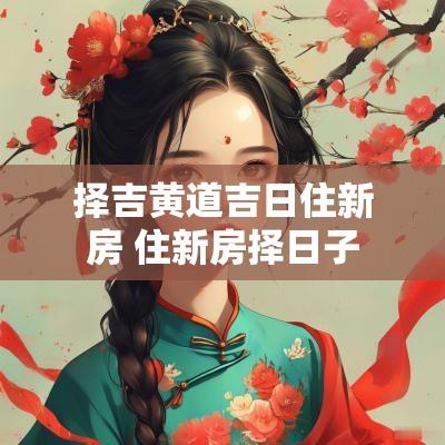 择吉黄道吉日住新房 住新房择日子