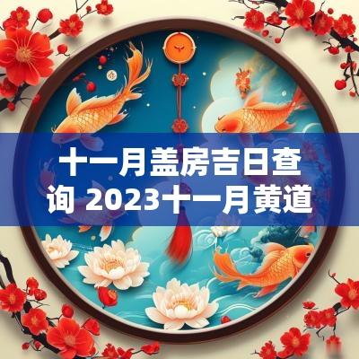 十一月盖房吉日查询 2025十一月黄道吉日查询表