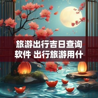 旅游出行吉日查询软件 出行旅游用什么软件