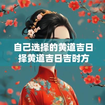 自己选择的黄道吉日 择黄道吉日吉时方法
