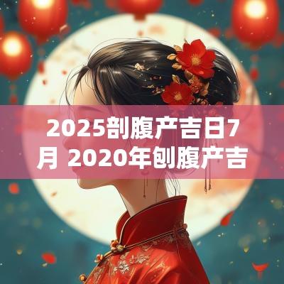 2025剖腹产吉日7月 2025年刨腹产吉时