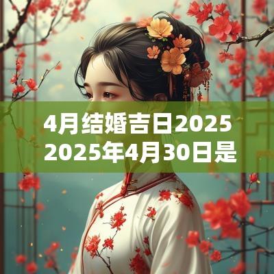 4月结婚吉日2025 2025年4月30日是结婚黄道吉日吗
