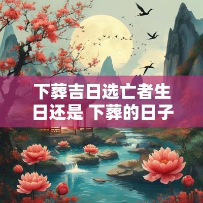 下葬吉日选亡者生日还是 下葬的日子是自己的生日