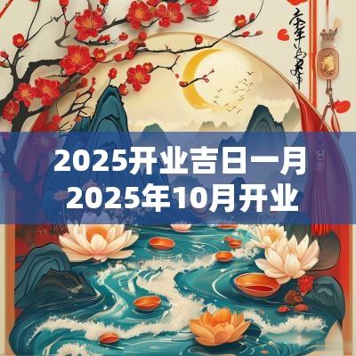 2025开业吉日一月 2025年10月开业黄道吉日