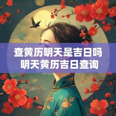 查黄历明天是吉日吗 明天黄历吉日查询结果