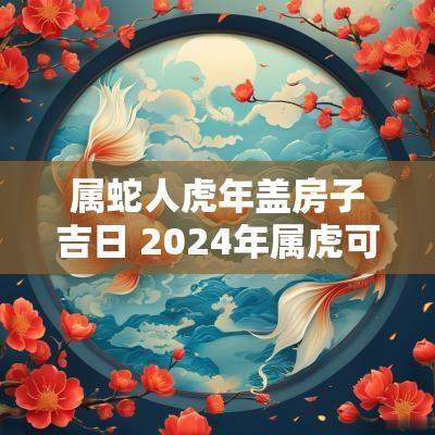 属蛇人蛇年盖房子吉日 2025年属虎可以盖房子吗