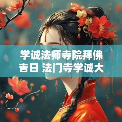 学诚法师寺院拜佛吉日 法门寺学诚大和尚